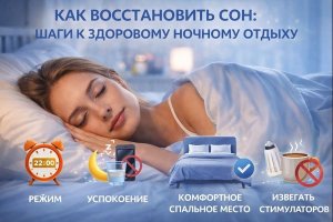 Как восстановить сон: практические методы при бессоннице и стрессе