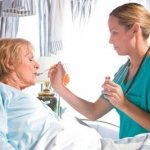 Feeding bedridden patients