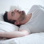 Night snoring is often accompanied by pauses in breathing during sleep