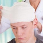 brain contusions with compression